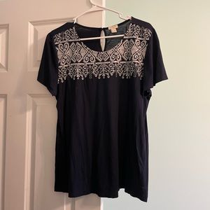 Embroidered J.Crew T-shirt